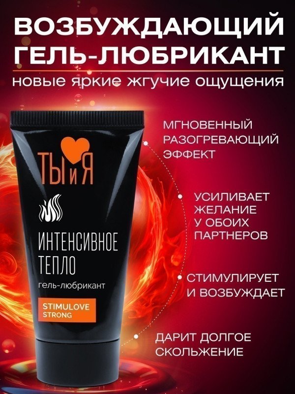 Гель-смазка "Stimulove strong" для усиленнной стимуляции возбуждения, 25 г 70005