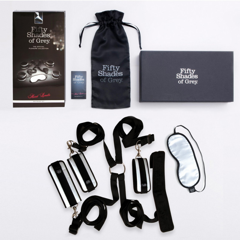 Комплект бондажа Under The Bed Restraints Kit черный с серым OS19