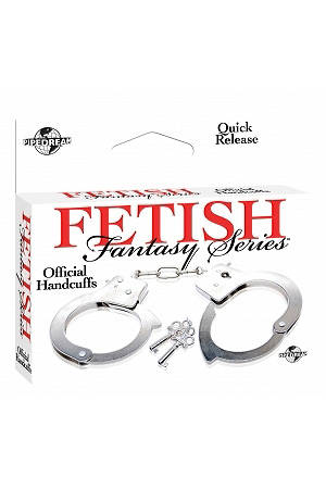 Наручники металлическе с ключом Fetish Fantasy Series Official Handcuffs